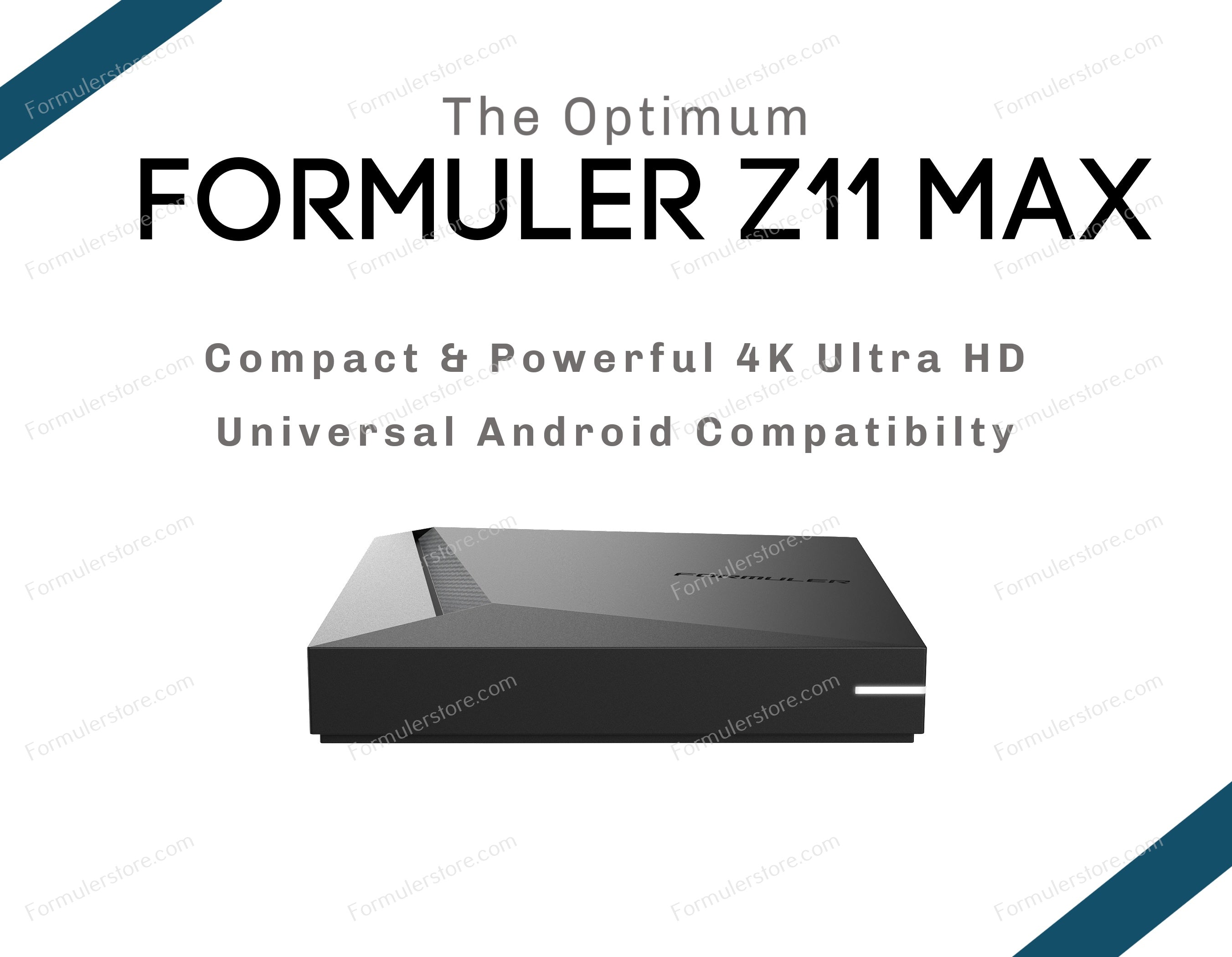  Formuler Z11 Pro Max 4K Android 11 Dual Band 5G Gigabit LAN 4GB  Ram 32GB Storage with Premium IR1 Remote Control, Bonus HDMI Cable