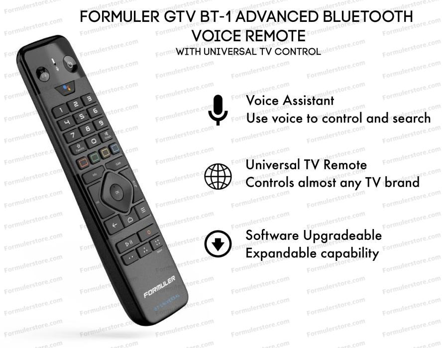 Formuler Télécommande GTV-BT1, télécommande vocale Bluetooth Premium et  commande TV universelle - acheter chez